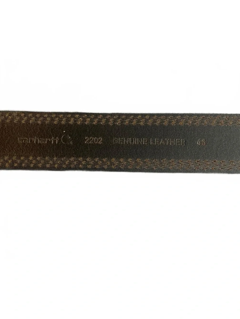 Carhart brown leather casual belt 46